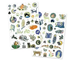 Djeco Tatuajes Refejos Noche^Niños Pintura De Uñas, Brillos Y Tattoos