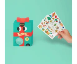 Omy Tatuajes Temporales Ho Ho ho^Niños Pintura De Uñas, Brillos Y Tattoos