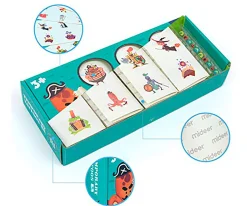 MiDeer Tatuajes Temporales Piratas^Niños Pintura De Uñas, Brillos Y Tattoos