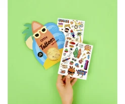 Omy Tatuajes Temporales Surf and Skate^Niños Pintura De Uñas, Brillos Y Tattoos