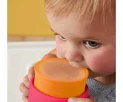 b.box Taza Aprendizaje 360º con Cierre Hermético y Asas Strawberry Shake