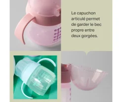 Tommee tippee Taza Aprendizaje Transition Spout Rosa Pastel 150ml