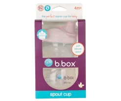 b.box Taza con Boquilla Silicona Blush^ Vasos Antiderrame