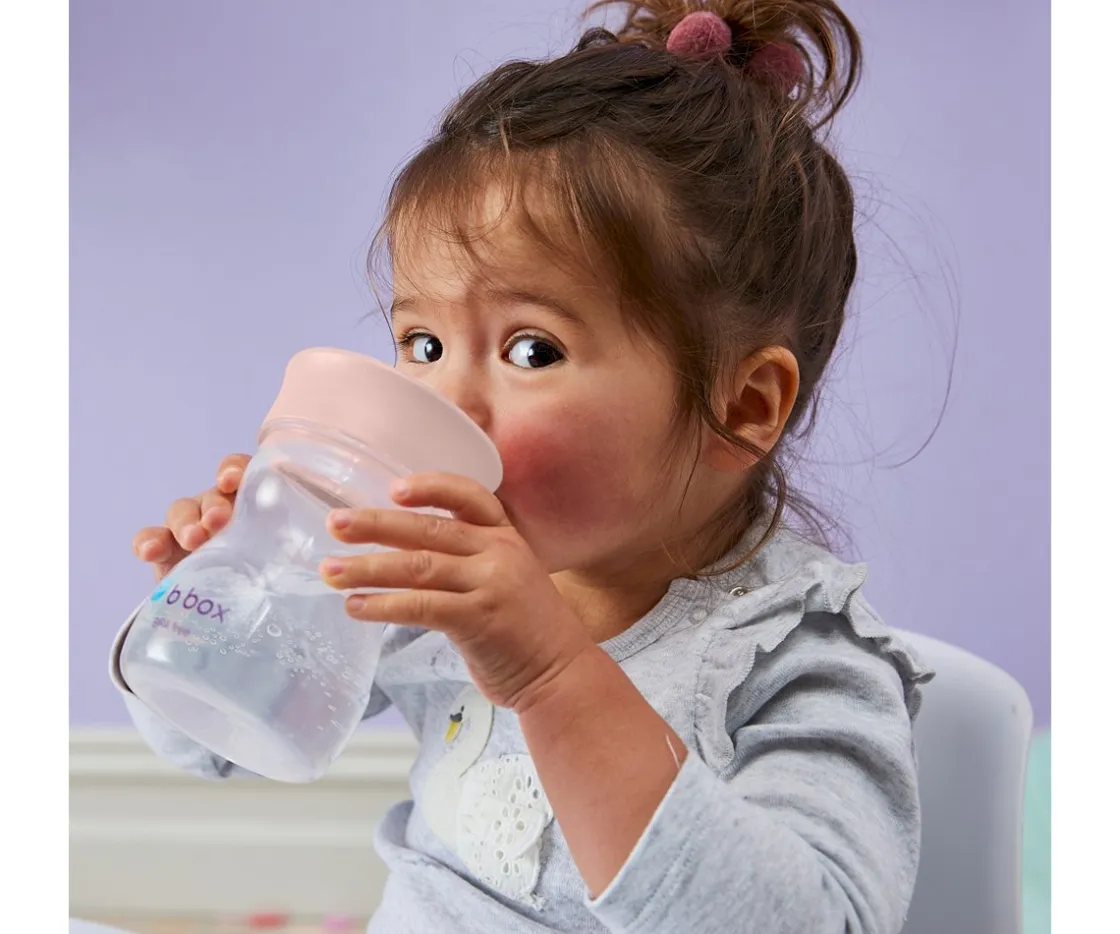 b.box Taza con Borde de Entrenamiento Blush^ Vasos Antiderrame