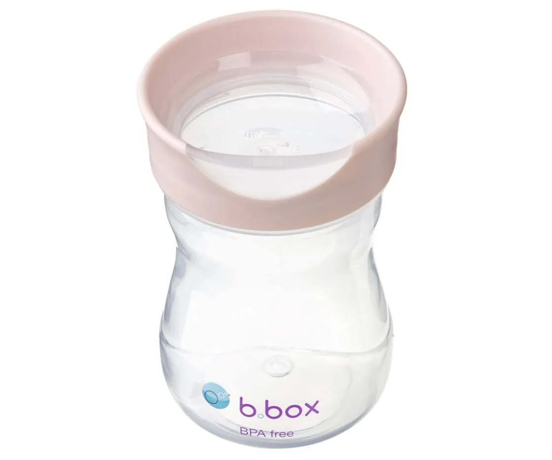 b.box Taza con Borde de Entrenamiento Blush^ Vasos Antiderrame