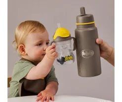 b.box Taza con Pajita Flexible Batman^ Vasos Antiderrame