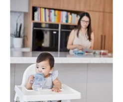 b.box Taza con Pajita Flexible Ocean^ Vasos Antiderrame