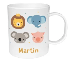 Tutete Taza de Plástico Personalizada Animal Friends