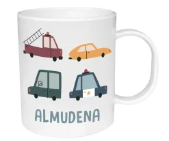 Tutete Taza de Plástico Personalizada Vintage Cars