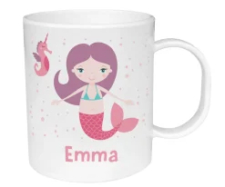 Tutete Taza de Plástico Personalizada Sirena