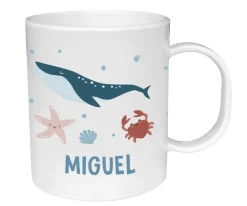 Tutete Taza de Plástico Personalizada Ocean