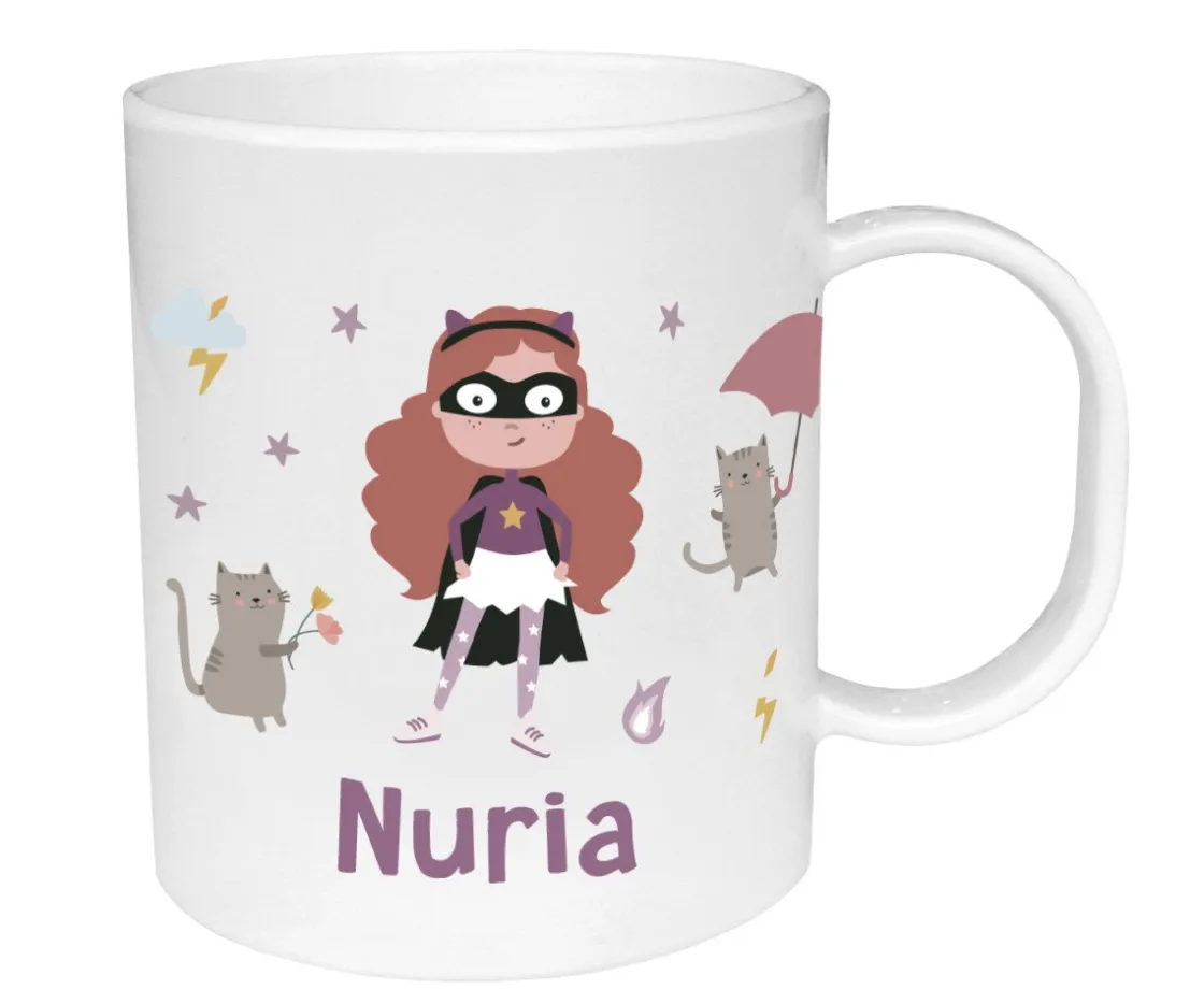 Tutete Taza de Plástico Personalizada Fantastic Girl