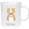 Tutete Taza de Plástico Personalizada Leopardo
