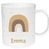Tutete Taza de Plástico Personalizada Arcoíris Mostaza