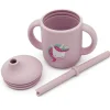 Niños Sassi Taza de Silicona con Pajita Unicornio 120ml