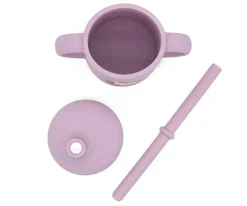 Niños Sassi Taza de Silicona con Pajita Unicornio 120ml