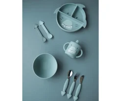 Trixie Taza de Silicona Mr. Shark^ Vasos Antiderrame