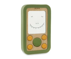 Trixie Teléfono Madera Silicona Mr. Dino para Bebés^Niños Juguetes Bebé 6 Meses