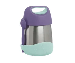 b.box Termo con Cuchara / Tenedor 335 ml Lilac Pop^ Termos Infantiles