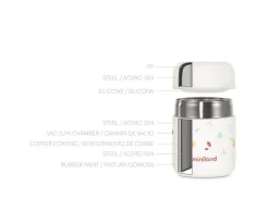 Miniland Termo para Sólidos Mini Thermy Valencia 280 ml^ Termos Infantiles