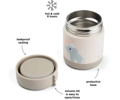 Done by Deer Termo Sólidos Celebration Sand 300 ml^ Termos Infantiles