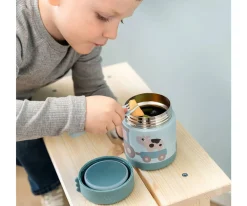 Done by Deer Termo Sólidos Tiny Farm Blue 300 ml^ Termos Infantiles