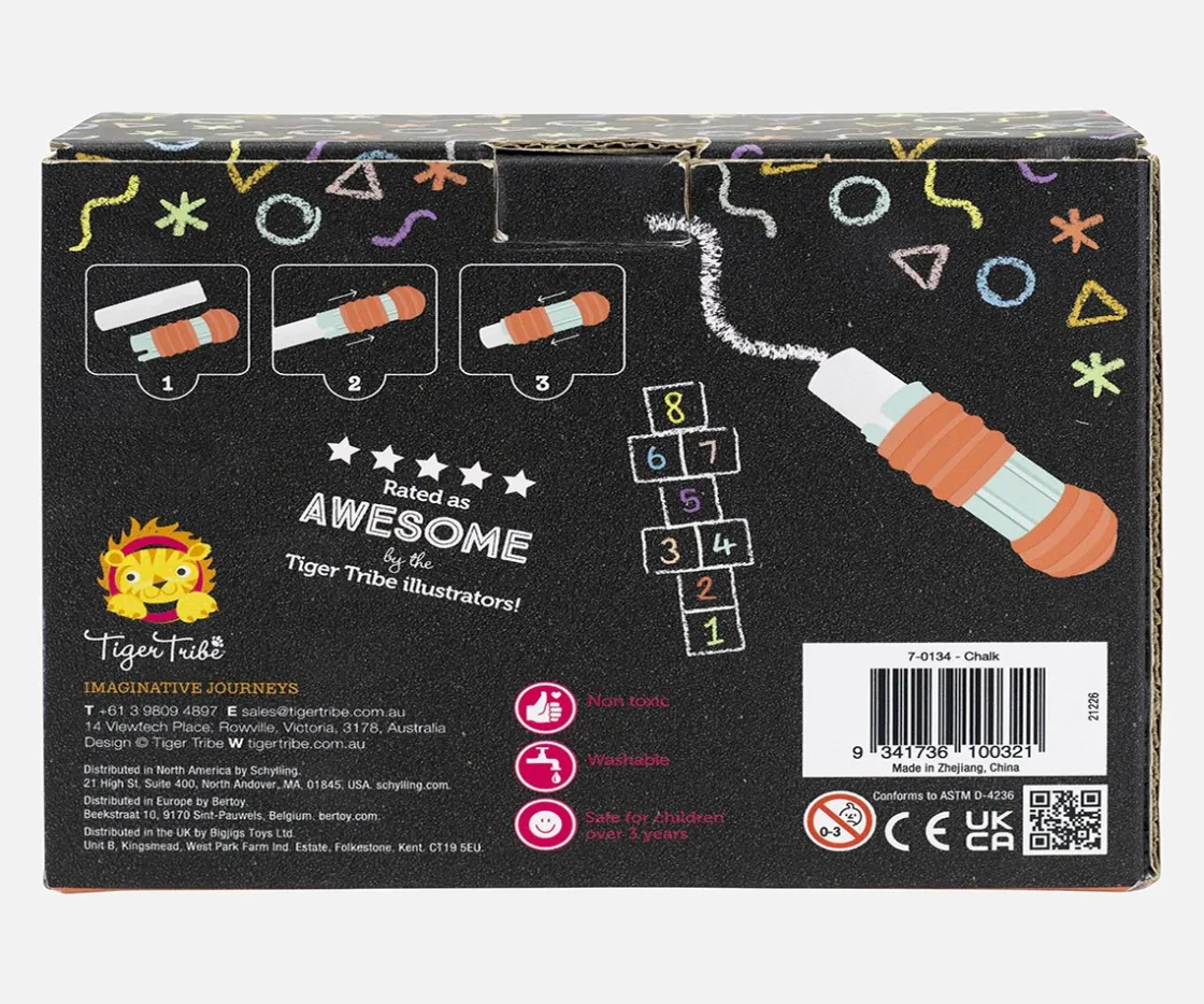 Niños Tiger Tribe Tizas de Colores Gigantes