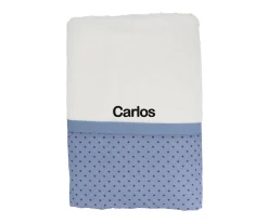 Cristina de Jos'h Toalla de Baño Mini Star Blue Personalizable^Niños Toallas