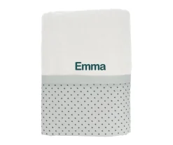 Cristina de Jos'h Toalla de Baño Mini Star Grey Personalizable^Niños Toallas