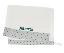 Cristina de Jos'h Toalla Guardería Mini Star Grey Personalizable^ Toallas De Guardería