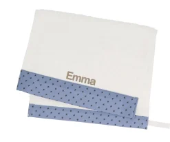 Cristina de Jos'h Toalla Guardería Mini Star Blue Personalizable^ Toallas De Guardería