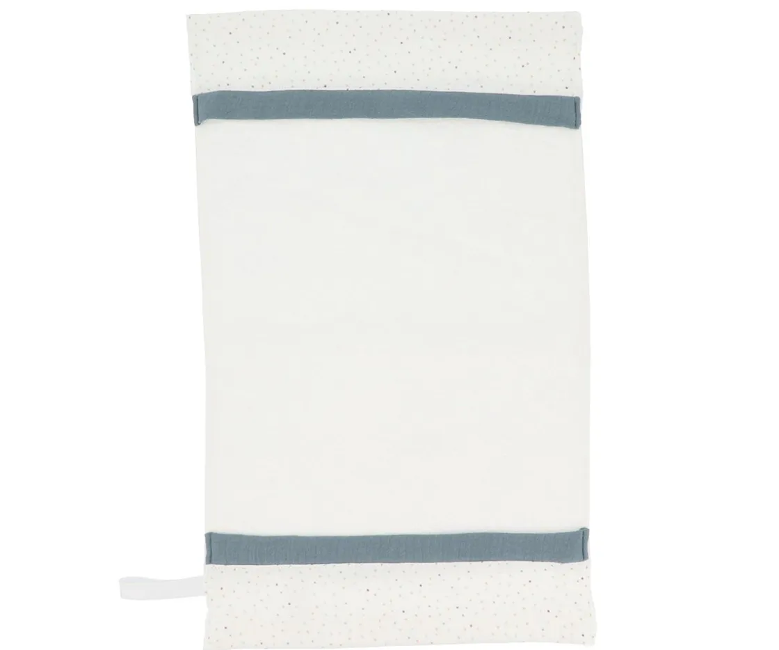 Cristina de Jos'h Toalla Guardería Rainbow Dots Azul Personalizable^ Toallas De Guardería