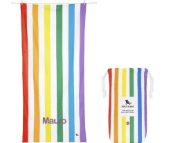 Dock & Bay Toalla Playa Extra Large Microfibra Summer Rainbow Skies Personalizable