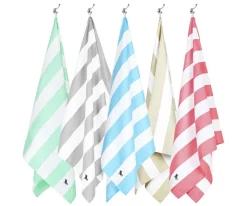 Niños Dock & Bay Toalla Playa Large Microfibra Cabana Azul Pastel Personalizable