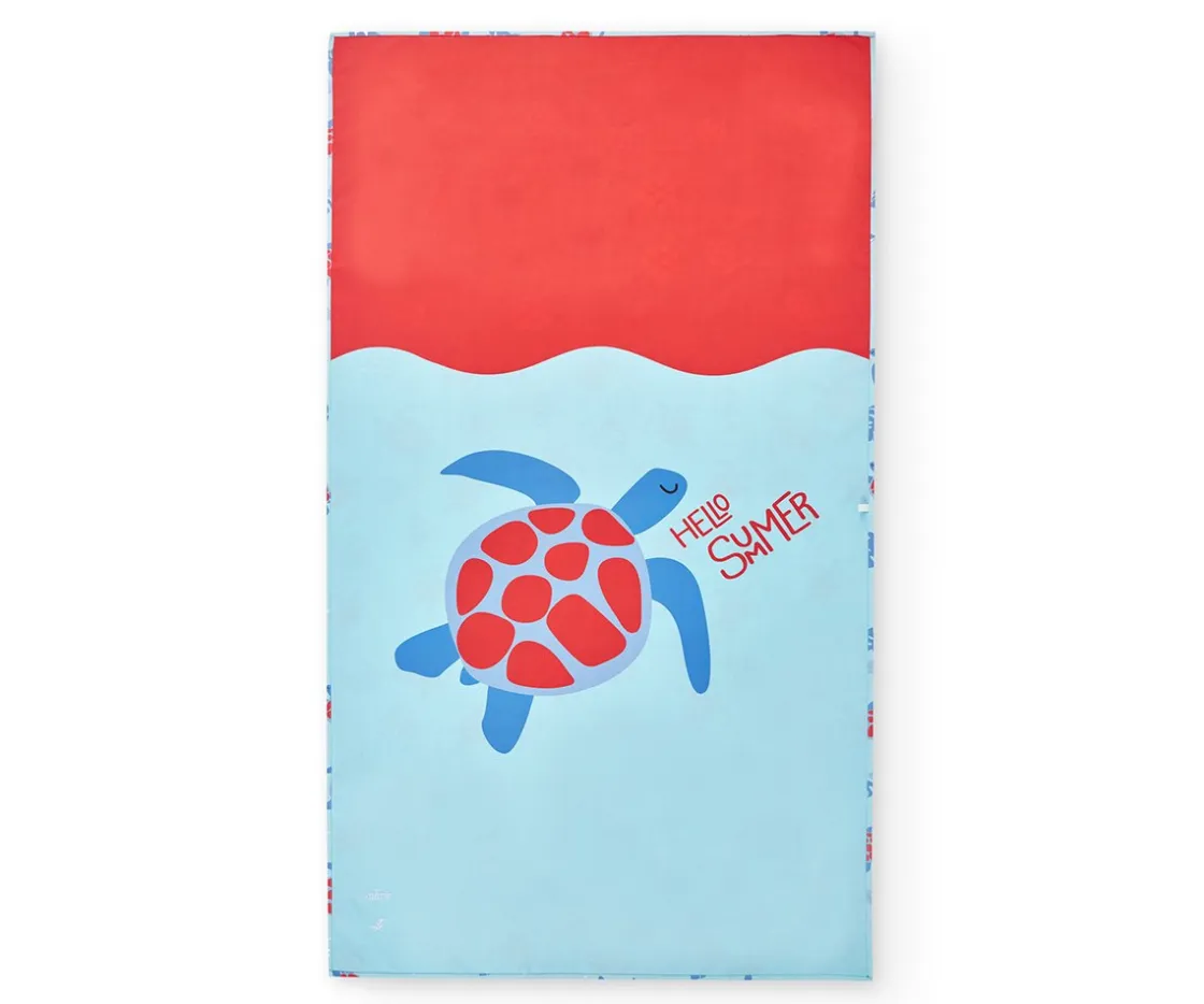 Niños Dock & Bay Toalla Playa Large Microfibra Tortugas