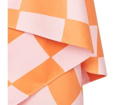 Niños Dock & Bay Toalla Playa Large Microfibra Summer Check Naranja Personalizable