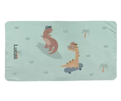 Niños Monnëka Toalla Playa Microfibra Cool Dinos Personalizable