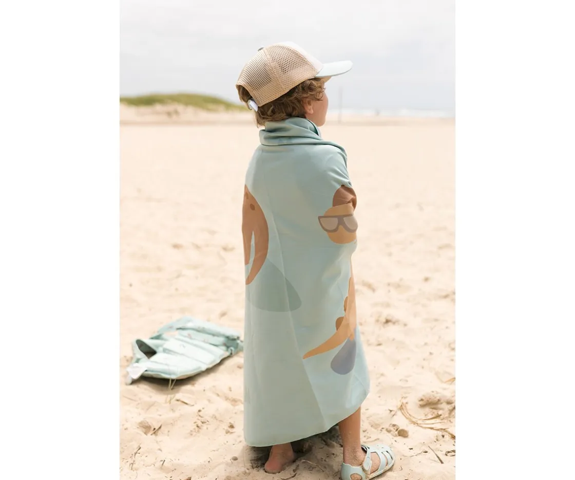 Niños Monnëka Toalla Playa Microfibra Cool Dinos Personalizable