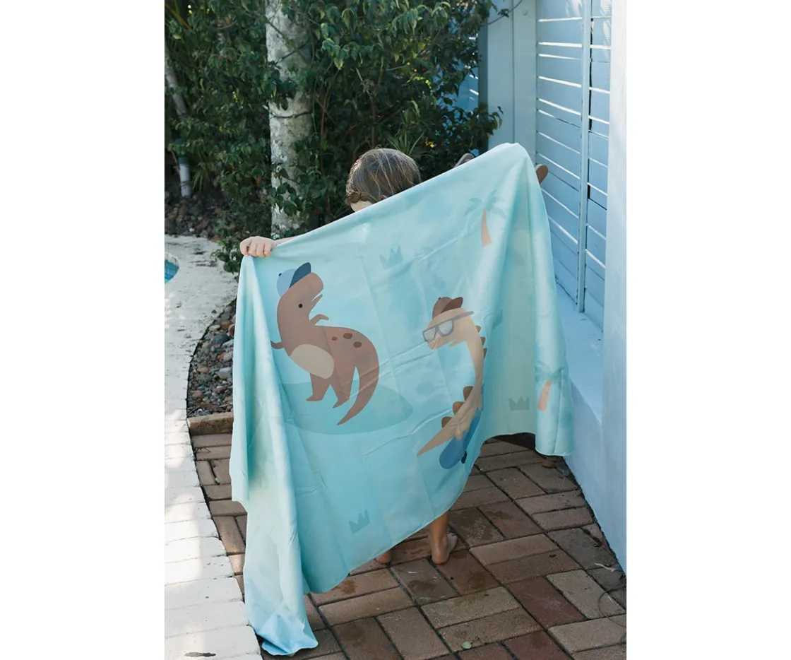 Niños Monnëka Toalla Playa Microfibra Cool Dinos Personalizable