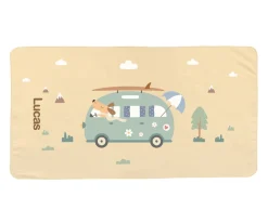 Niños Monnëka Toalla Playa Microfibra Surf Van Personalizable
