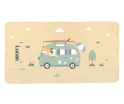 Niños Monnëka Toalla Playa Microfibra Surf Van Personalizable