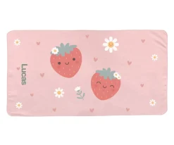 Niños Monnëka Toalla Playa Microfibra Strawberries Personalizable