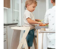 Niños Ettetete Torre de Aprendizaje Step'n'Fold Wooden