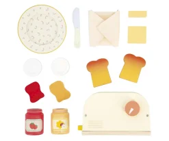 Niños Janod Tostadora de Pan y Accesorios Abuelita Alegre