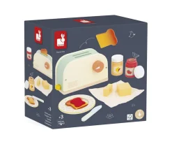 Niños Janod Tostadora de Pan y Accesorios Abuelita Alegre