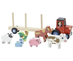 Niños Vilac Tractor con Animales Apilables