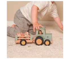 Niños Little Dutch Tractor con Trailer Little Farm FSC