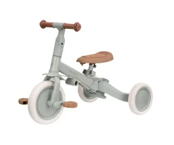 Niños Little Dutch Triciclo con Barra 4 en 1 Verde