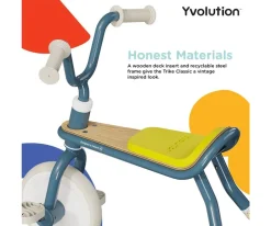 Niños Yvolution Triciclo Yvelo Trike Classic Azul