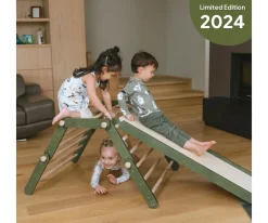 Niños Ettetete Triángulo Pikler Móvil Fipitri con Rampa Edición Limitada 2024